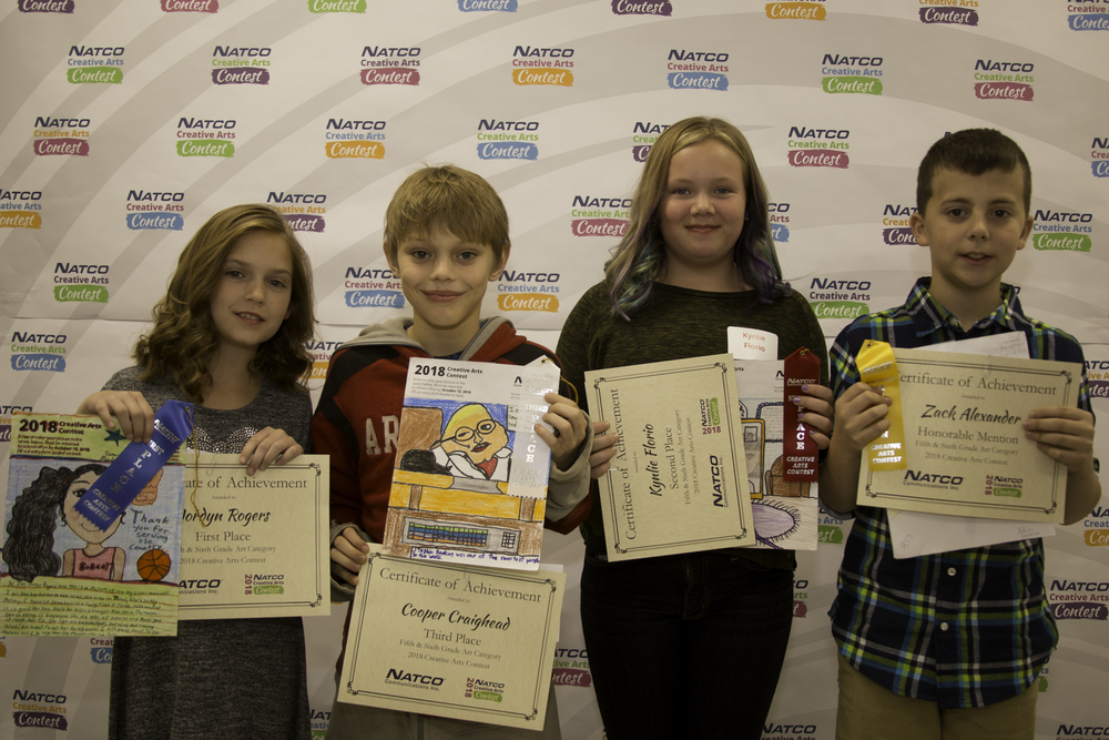 Group of 4 award winning children