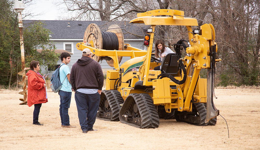 Students learn about construction careers